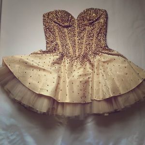 Party Dress Gold